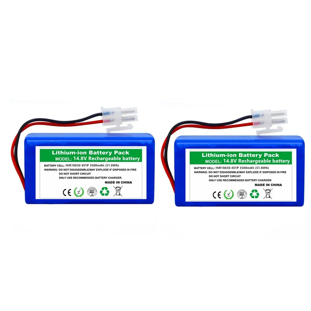 100% Новый оригинальный 14,8 в 3500 мАч литий-ионный перезаряжаемый аккумулятор для ILIFE A4 A4s V7s A6 V7s plus робот-пылесоса