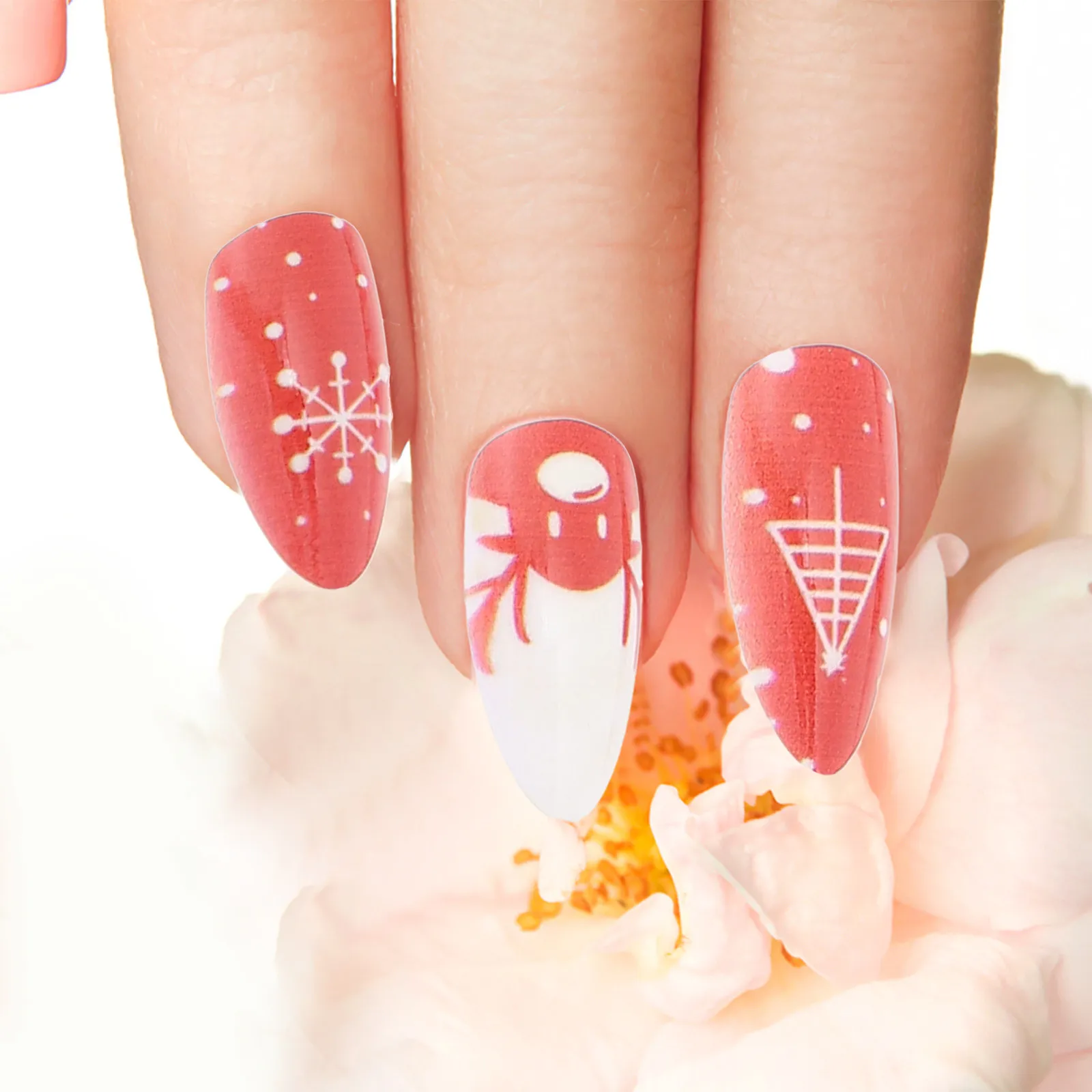 

Xmas false nail Xmas fake nails Christmas party false nail Christmas party fake nails Christmas manicure false nail