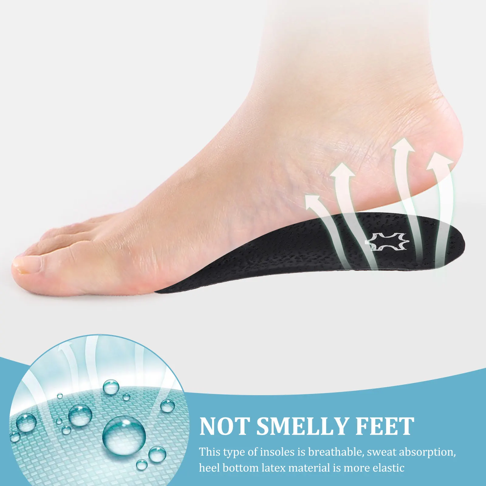 

Arch Insole Foot Support Flatfoot Insoles Half Comfortable Shoe Pad Anti-skid Pads