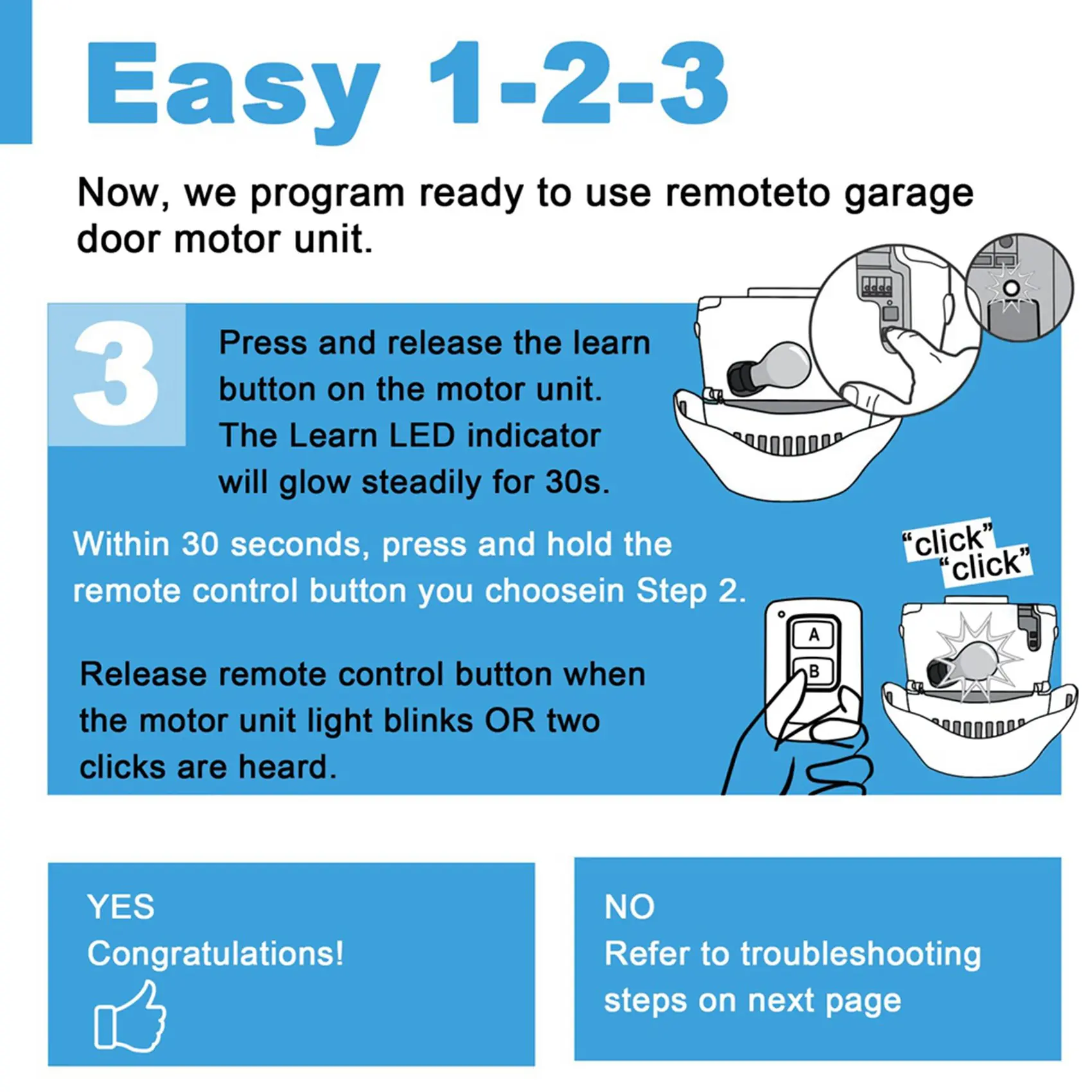 AAAEL-2X Garage Door Opener Remote For Liftmaster Chamberlain 893LM 893Max 891LM 971LM 973LM 371LM