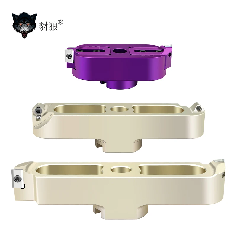 

AP SE Milling Cutters Tools 90° KM12 400R 50 22 27 APKT1604 SEHT1204 two edged bridge type aluminum alloy milling cutter head