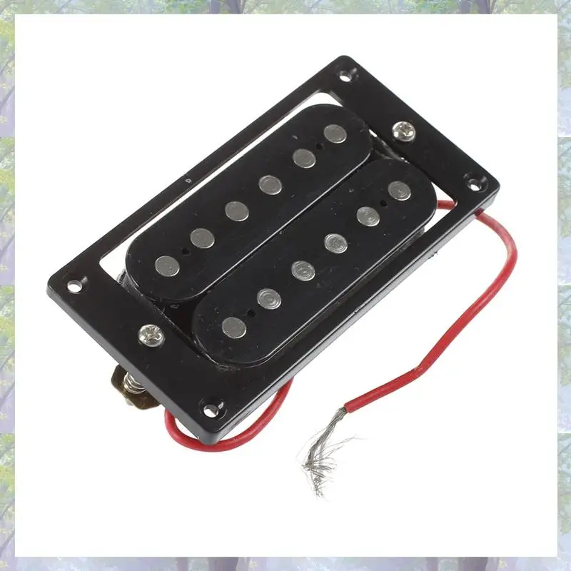 2 قطعة التقاطات الغيتار الكهربائي لفائف مزدوجة + برغي الإطار و 1 مجموعة الغيتار باس الرقبة المشتركة الطويق جلبة مع المسمار