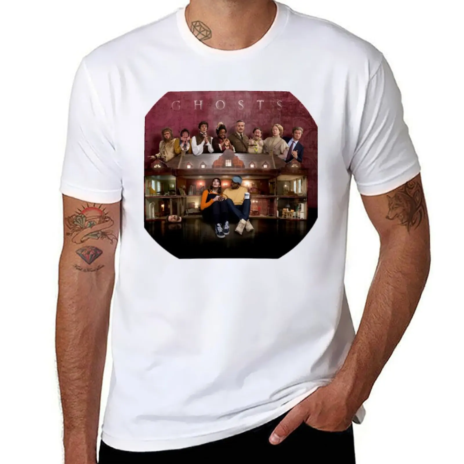 

Le casting des fantmes T-Shirt classique T-Shirt Basic Tee Shirt for Everyday Outfit