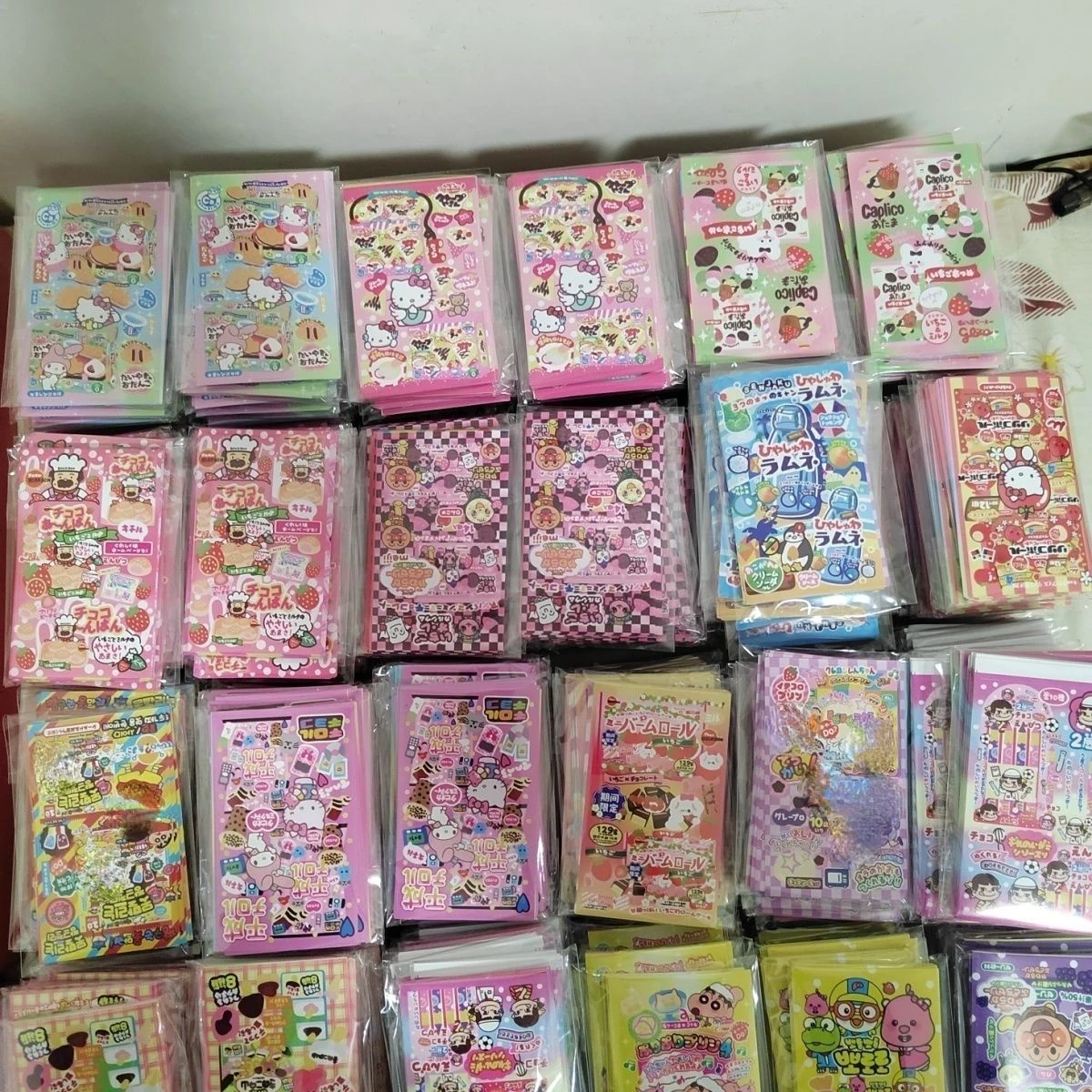 

Kawaii Sealing Stickers Toy Anime Sanrio Cartoon High-looking Airplane Box Decorative Sticker Material Kuromi Hello Kitty Loopy