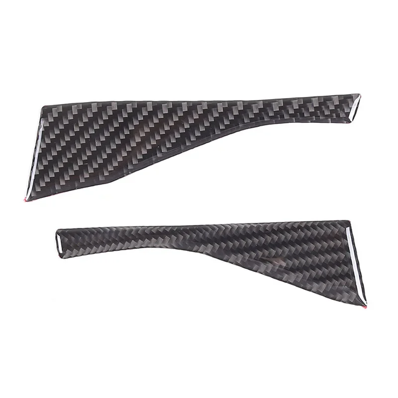 For BMW 5 Series G60 2024 Soft Carbon Fiber Decorative Stickers on Both Sides of Car Dashboard Interior Anti-Scratch Accessories