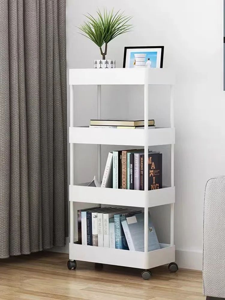 Mobile Shelving Unit Cart Rolling Storage Cart Kitchen Storage Laundry Room Rack Organization for Bathroom Laundry Living Room