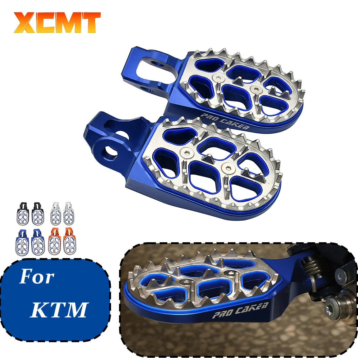 Footpeg Foot Rest Pegs Footrest Motorcycle For KTM Husqvarna TC FC TE FE TX FX FS 85 125 150 200 250 300 350 450 501 2016-2023