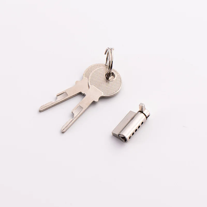 1PCS Double Door Freezer Lock Key Kits Glass Cabinet Lock Vitrine Sliding Door Lock Showcase Lock Hardware Accessories