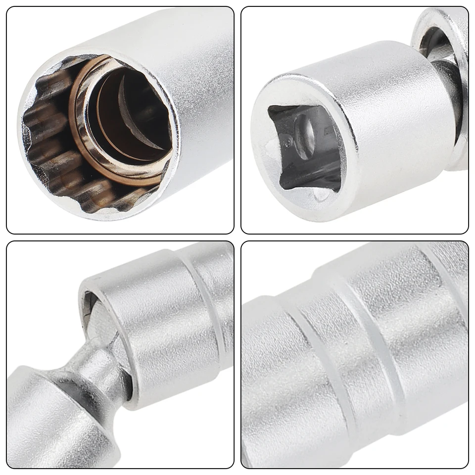 Magnetic Spark Plug Socket – Thin Wall, 3/8" Drive, 12 Point, 14mm – For BMW Nissan