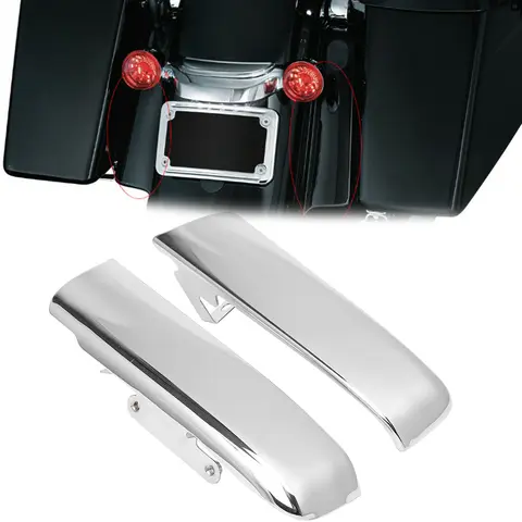 Krommade bakskärmar, sadelväska, solida lister för Harley CVO Touring, Electra Glide Ultra Classic Road King 10 best sales Road King Classic - №8