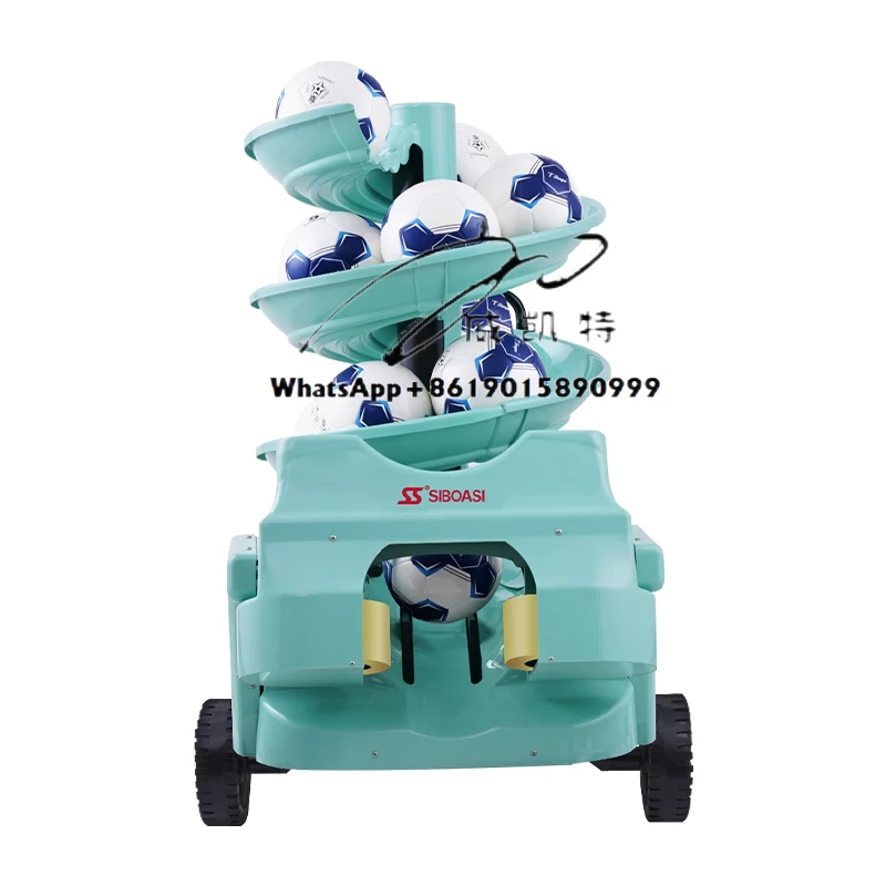 Máquina Lanzadora de Balones de Fútbol, Control por Aplicación Móvil, Máquina de Tiro para Entrenamiento de Fútbol, Gran Venta