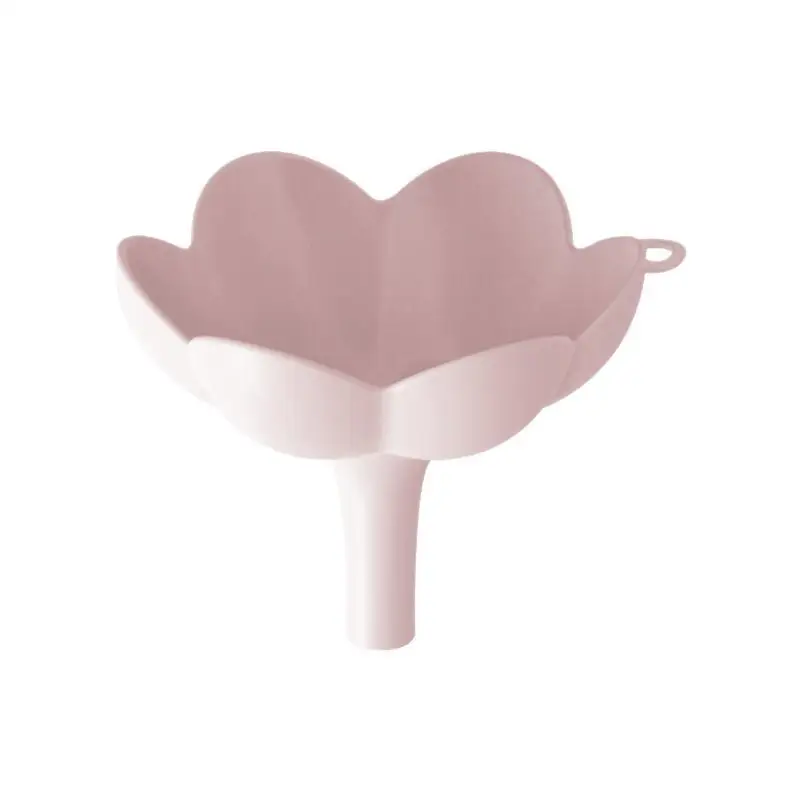 1Pcs Flower Shape Liquid Funnels Cherry Blossom Style Funnels Home Olive Oil Condiments Liquid Powder Dispenser Kitchen