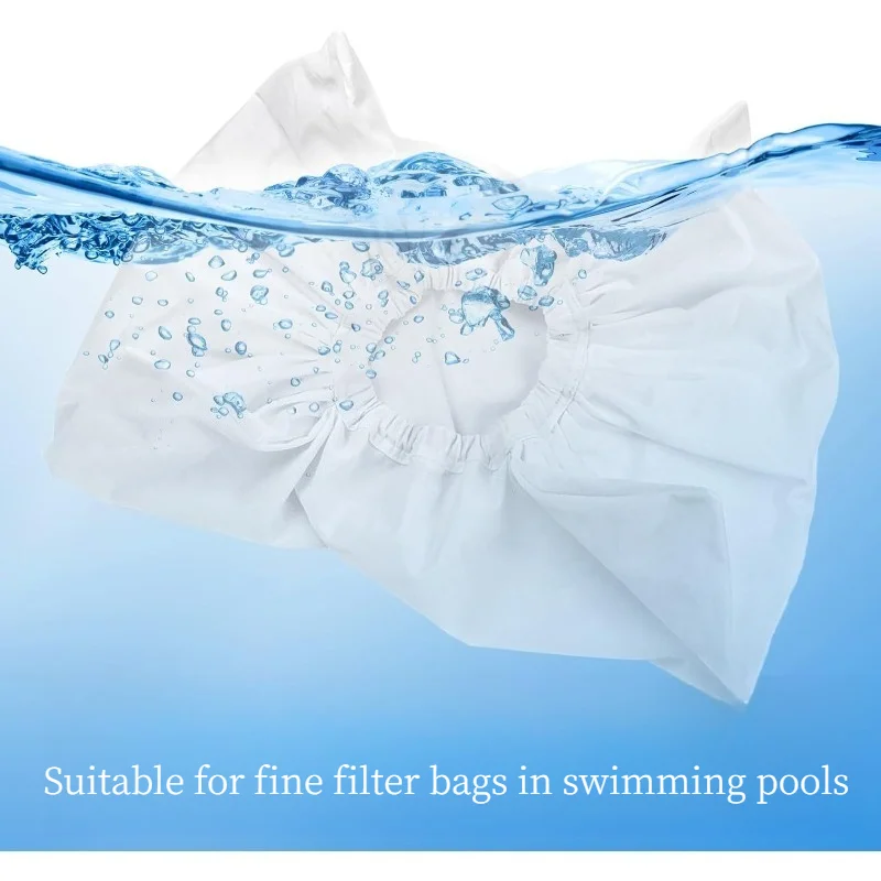 Pool Fine Filter Mesh Bag Replacement Accessory Suitable for Pool Cleaning Equipment 8111 and 8101