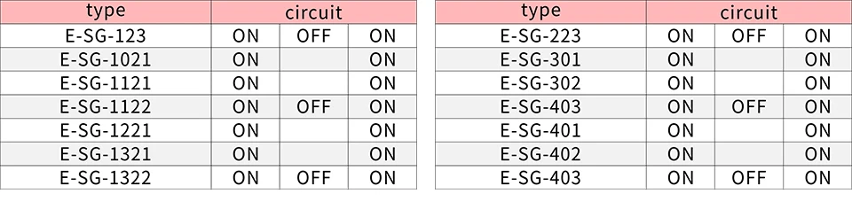 OMCH 1/5/10PCS 15A 250VAC Silber Kontakt Kippschalter E-SG Serie 2/3/4/6/8/9/12 Pin 2/3 Gang Selbst Reset/Selbstsperre – Detail 4