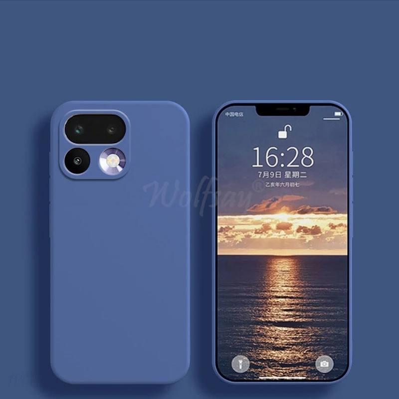 Für Realme 16 Pro Plus Hülle Flüssiges Silikon Einfarbiger Gummi Realme 16 Pro Plus Hülle TPU Sturzsicherer Schutz Realme 16 Pro Hülle – Detail 12