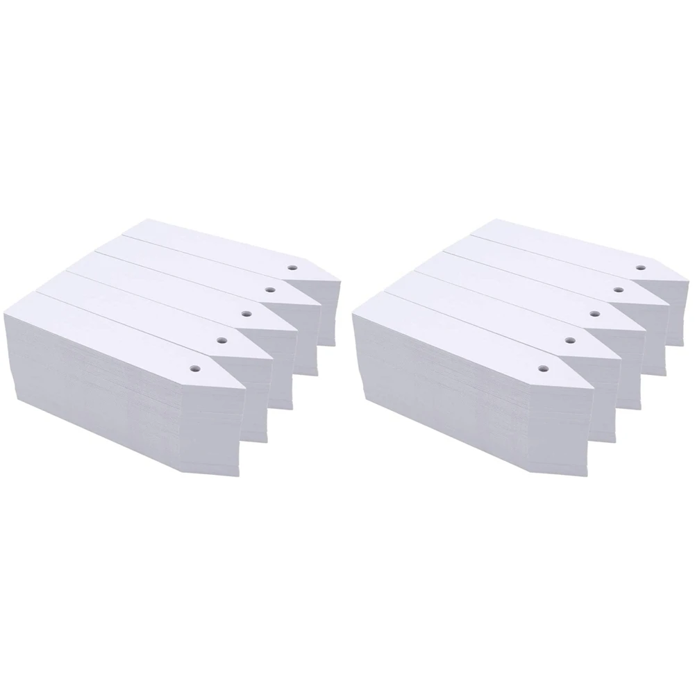 Plant Tags,Plastic Plant Nursery Garden Labels Pot Marker Garden Stake Tags(1000 Pcs,White)-[LUCK 9]