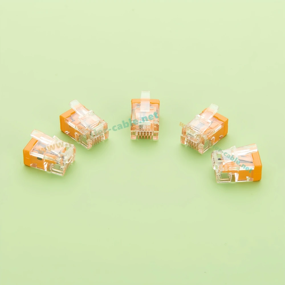 10 個 RJ12 6P6C 終端抵抗器 120 オーム RJ12 モジュラー電話プラグターミネーター RS485 Modbus CAN バス通信用