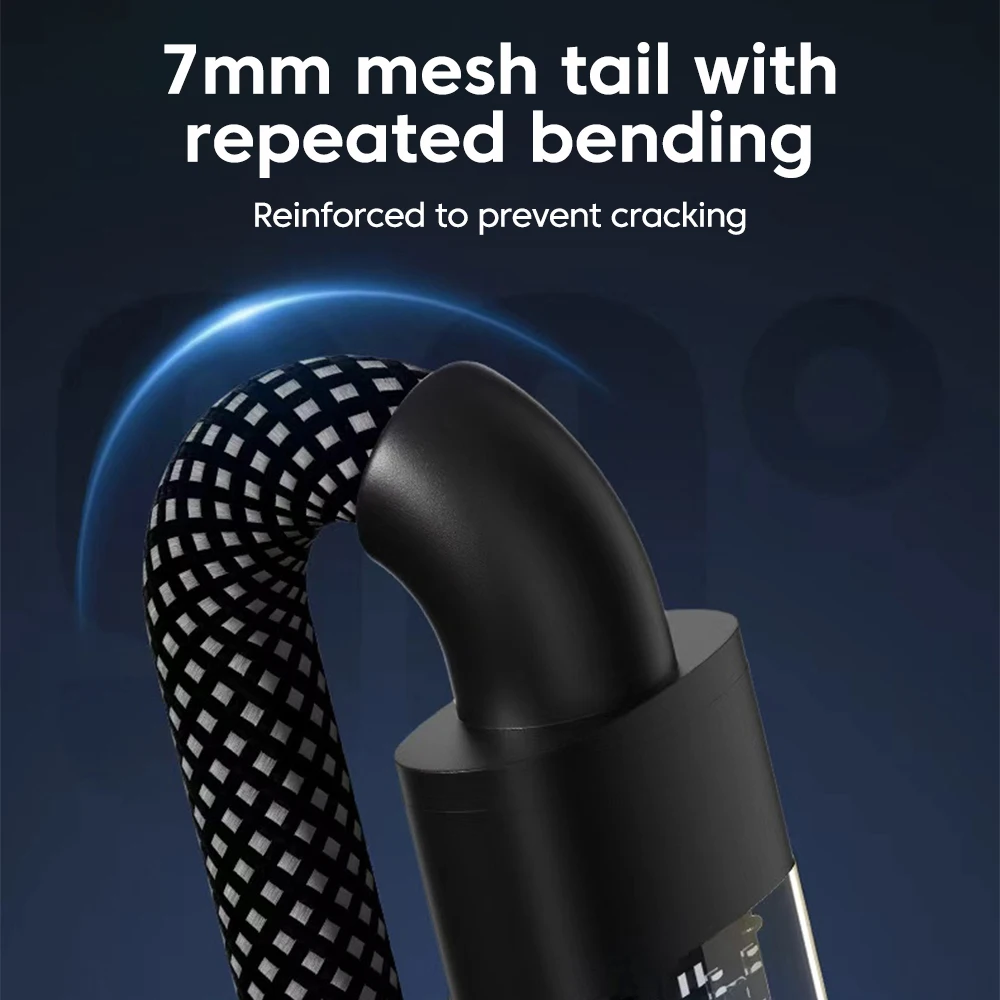 كابل شحن سريع 4 في 1 بقدرة 100 وات USB C إلى النوع C كابل بيانات شحن سريع مع LED لهاتف iPhone 15 16 كابل USB Samsung Macbook #5