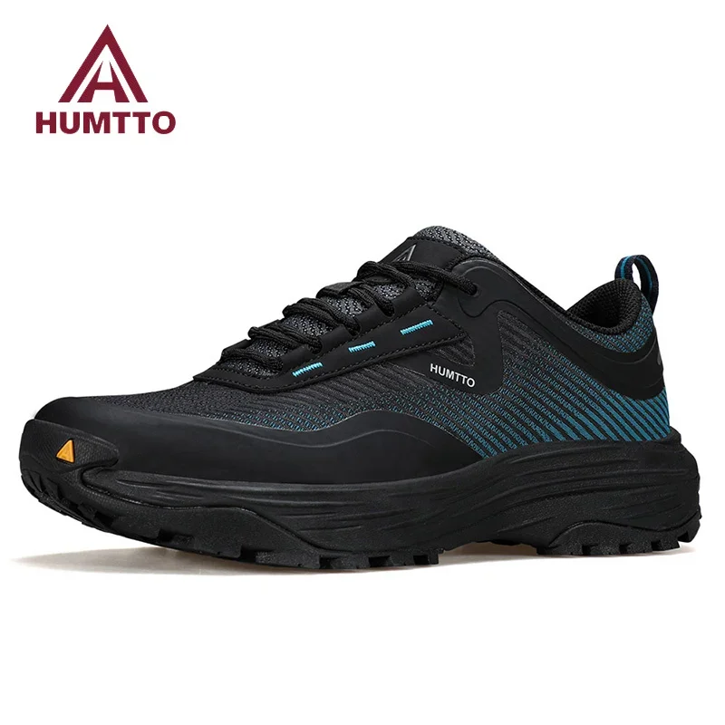 

HUMTTO Breathable Men's Sports Shoes Winter Luxury Designer Shoes for Men Cushioning Running Trainers Man Black Casual Sneakers