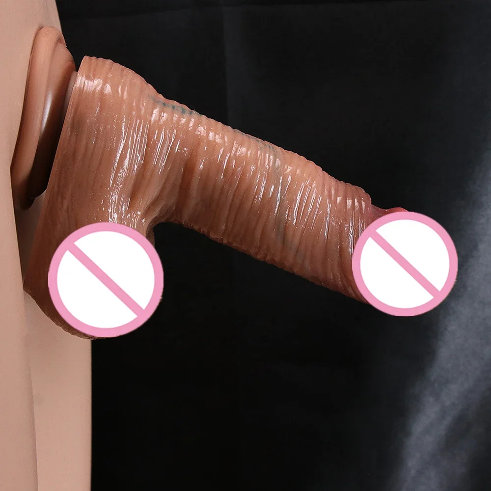 Skin Feeling Huge Realistic Dildo Silicone Penis Soft And Flexible With Suction Cup For Women Masturbation Lesbain Anal Sex Toy