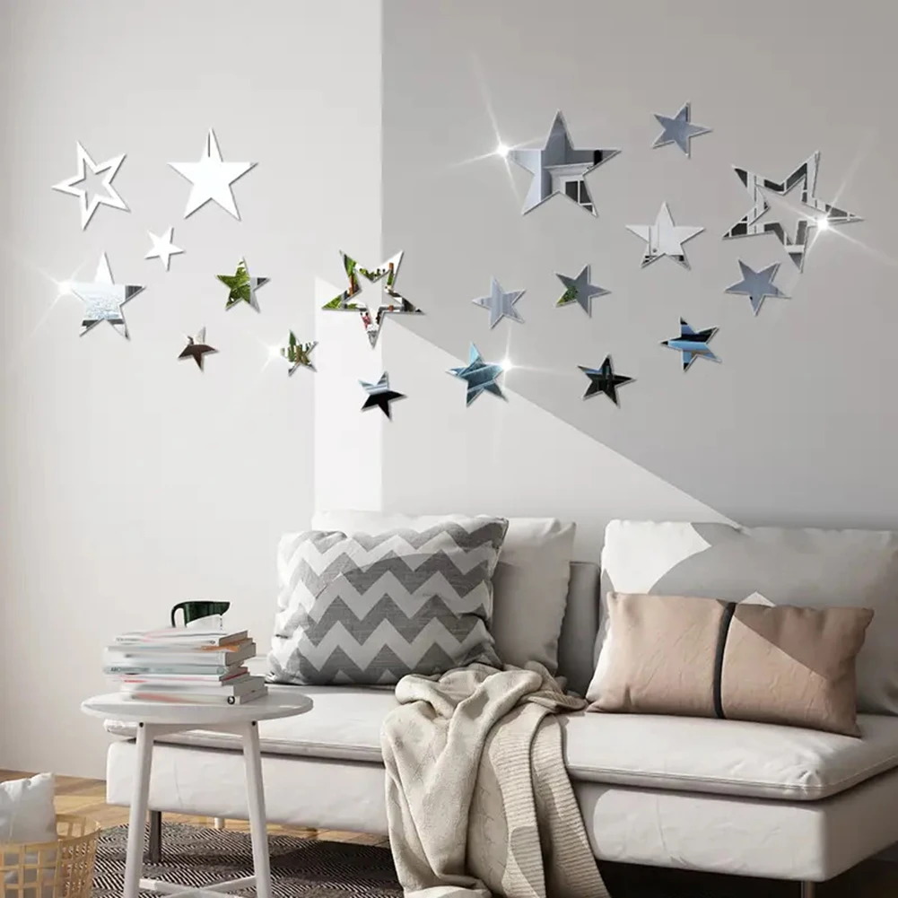 تصميم جذاب لديكور المنزل وديكور الحفلات وملصقات حائط أكريليك وملصقات حائط مزخرفة سهلة الاستخدام ومقاومة للبهتان #3