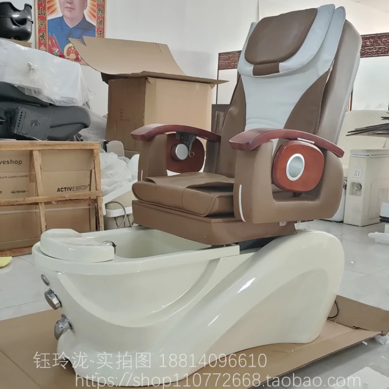 Beauty Salon Pedicure Chair Electric Sofa SPA Lounge Chair Single Manicure Foot Massage Chair Sillon De Pedicura Furniture ZT