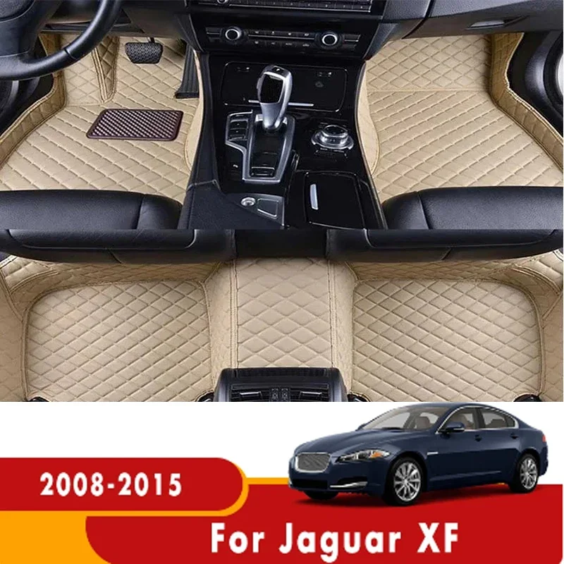 Deal For Jaguar XF 2015 2014 2013 2012 2011 2010 2009 2008 Car Floor Mats Carpets Auto Accessories Interior Parts Covers Automob