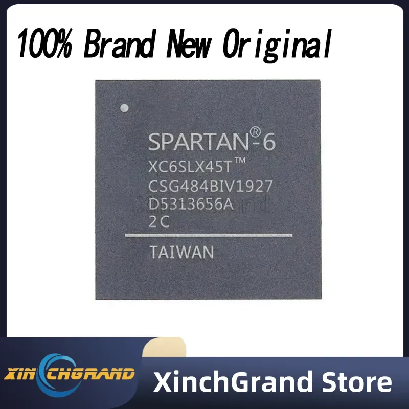 

Brand new and original XC6SLX45T-2CSG484I 484-CSPBGA FPGA-field programmable gate array