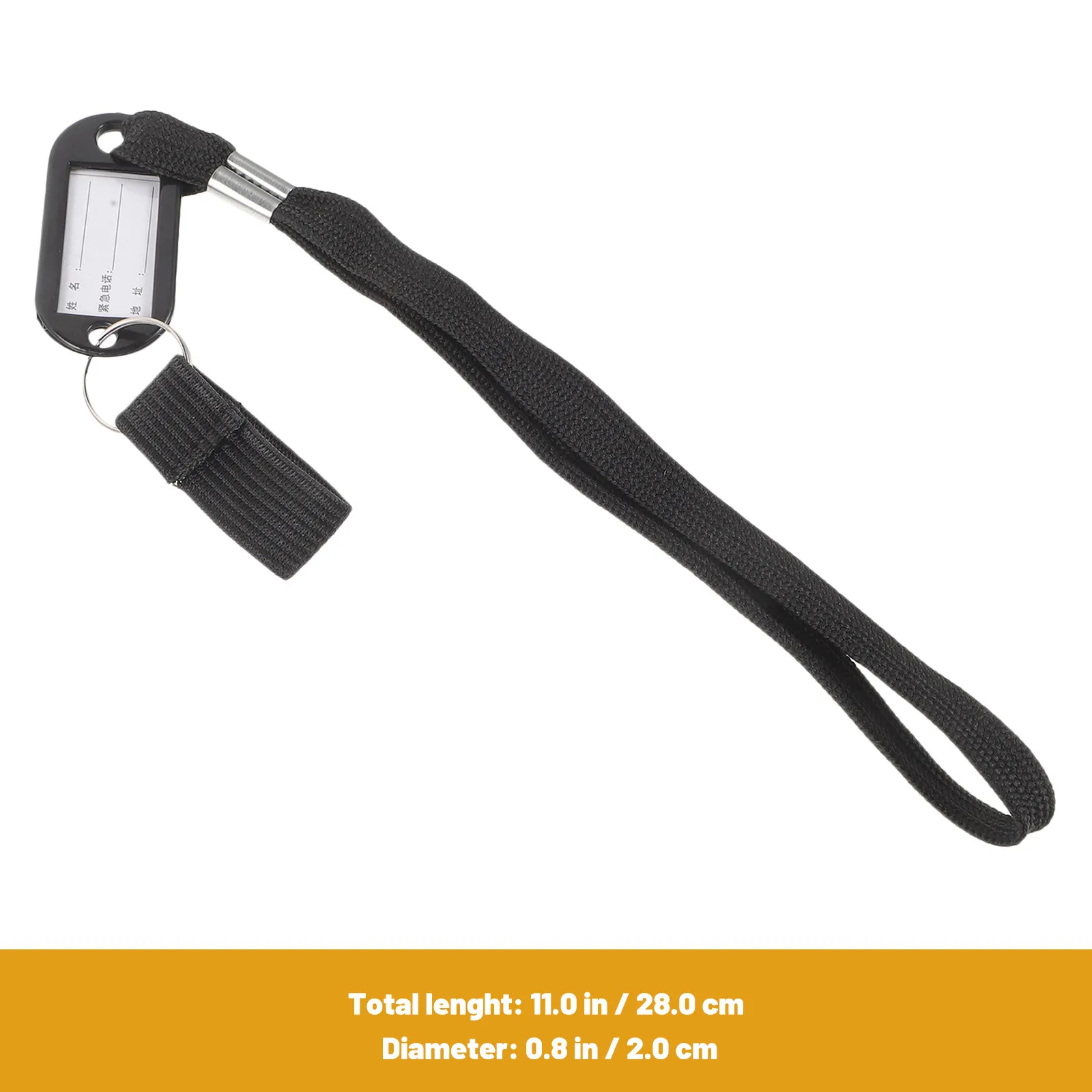 4Pcs Cane Wrist Strap Walking Canes Anti-Lost Lanyard Lightweight Ergonomic Adjustable Tag for Contact Info Visible