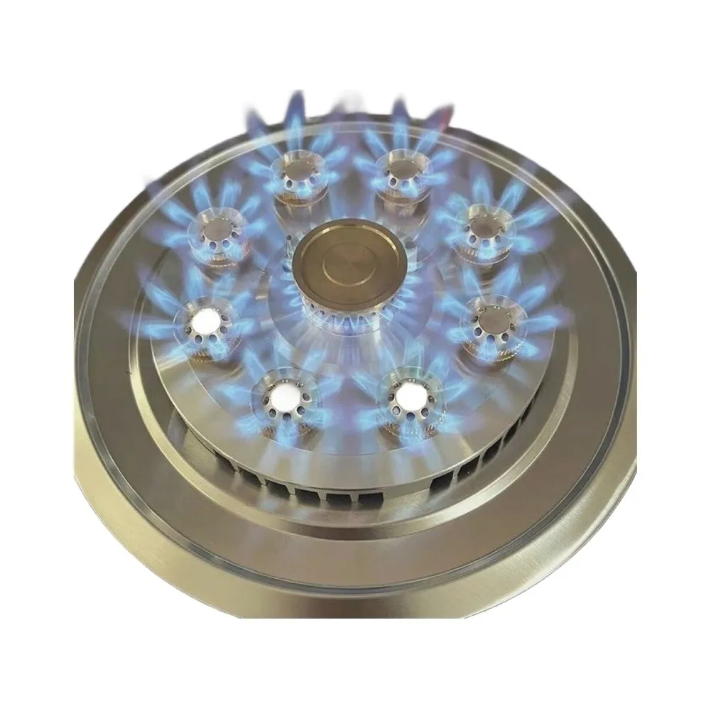 Iron-Plated Copper Stove Nozzles Set For Gas Cooktop Replace Parts Enhanced Flame Efficiency Brass Burner Jets For Home Kitchen