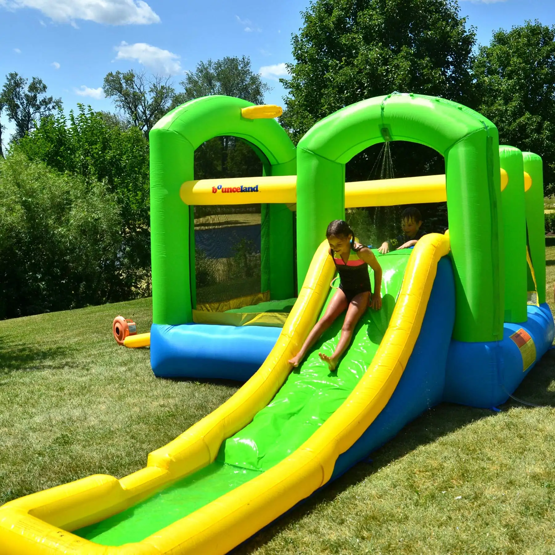 Elastic Children And Adult Jumping Combination Inflatable Bounce House With Slide Castle Suitable For Party Activities