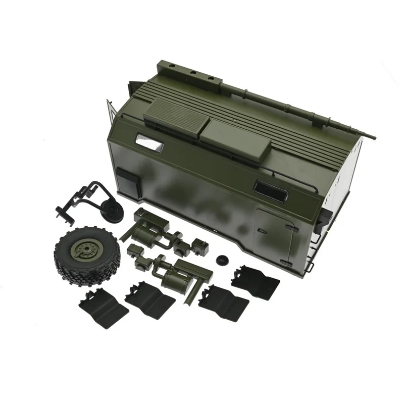 【Hot】1 Set Rear Trunk compartment modification accessories Kit RC car upgrade parts For WPL B-36 Ural RC car modify DIY accessor