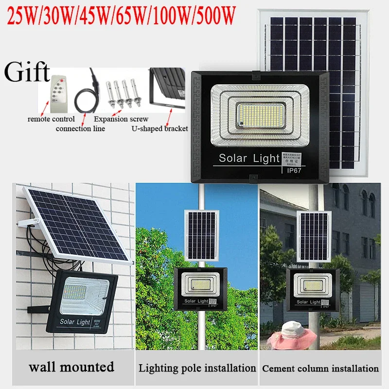 

New Solar Lamp Home Outdoor Lighting Waterproof Garden Lamp Spotlight Lamp Rural Street Lamp Multi-purpose Wall Lamp Flood Light