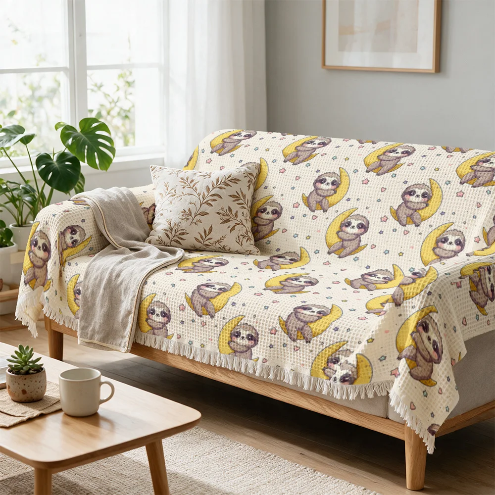 Whimsical Animal Pattern Throw Blanket Sofa Cover Cozy Decorative Living Room Cushion Home Decor Throw for Couch