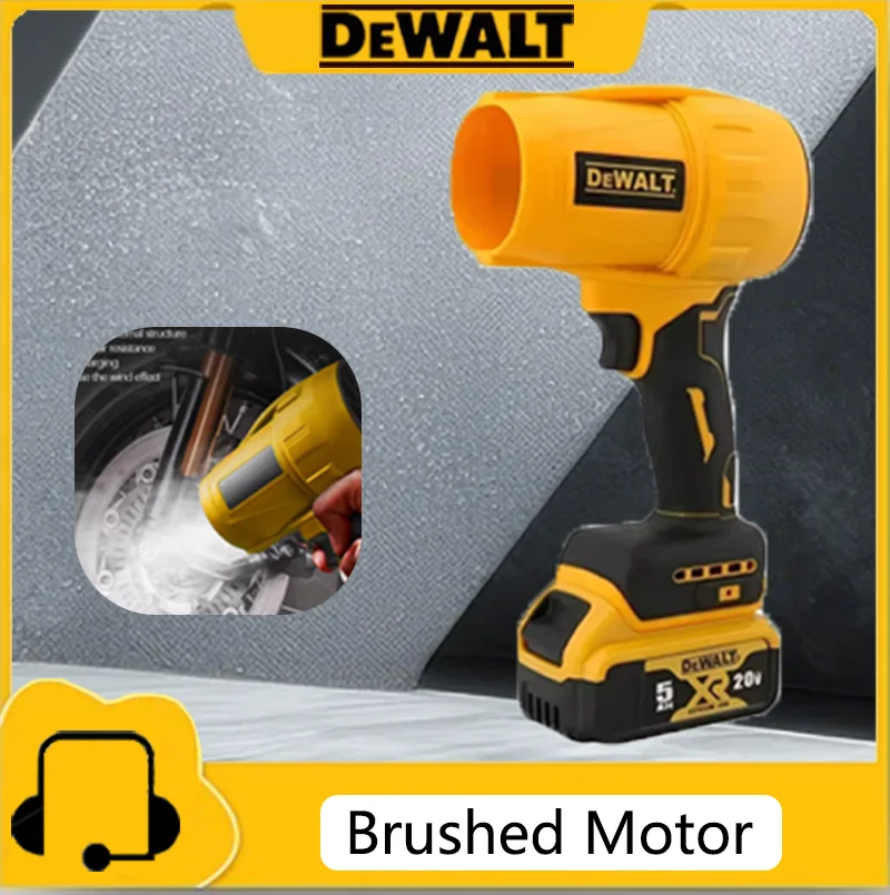 

Dewalt 30000RPM brushed fan, cordless turbine fan, handheld violent fan, 20V rechargeable dust-blowing tool, 2025 new
