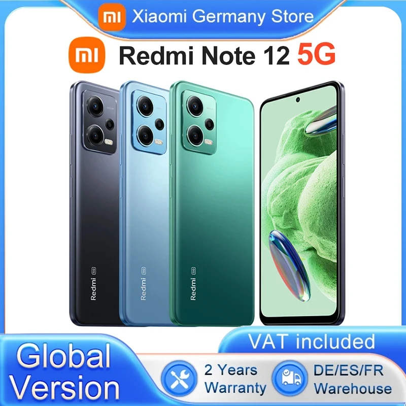 Global Version Xiaomi Redmi Note 12 5G 6.67 \