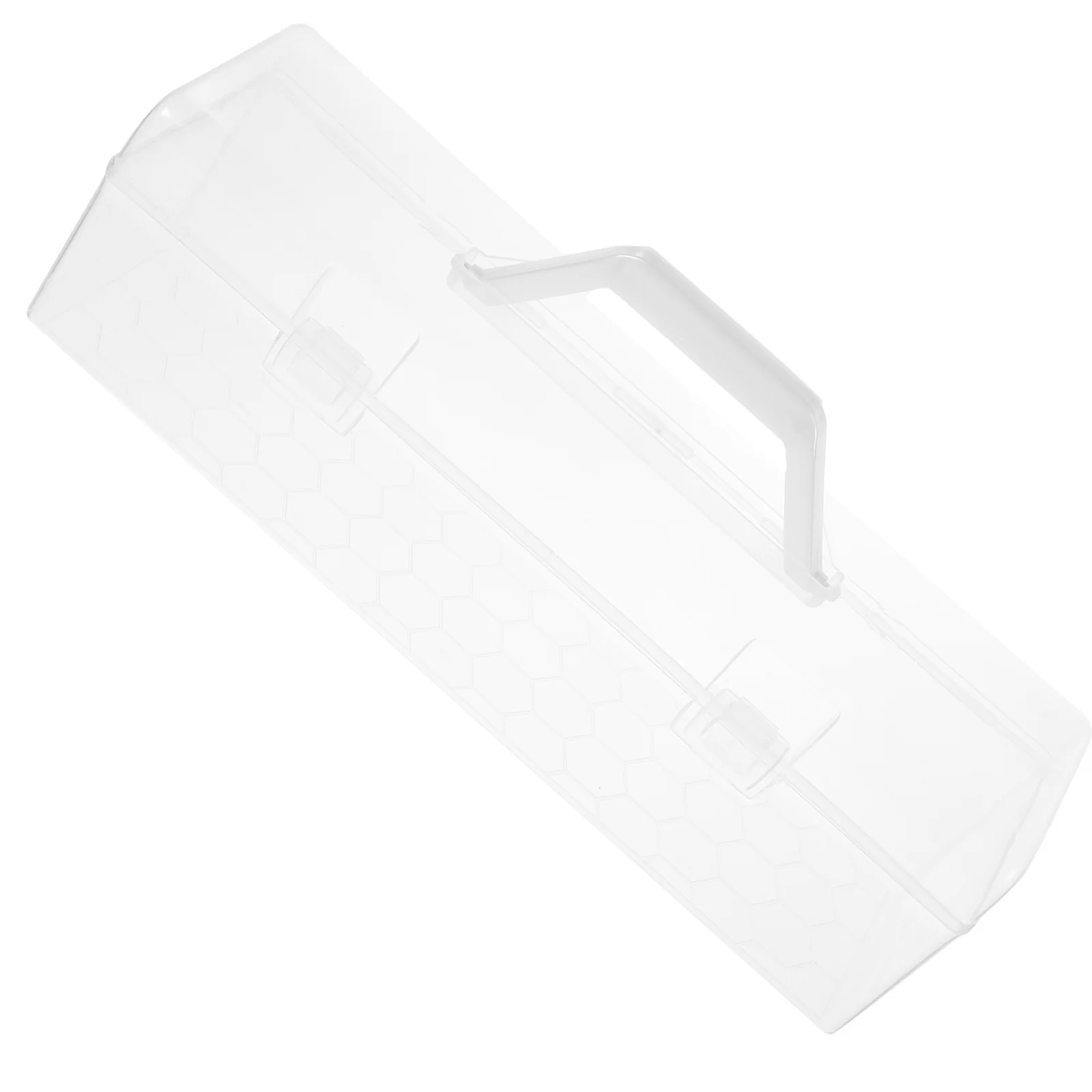 Scatola portaoggetti portatile Organizzatore di attrezzi portatile Custodia per penne per pittura trasparente Porta pennelli Design compatto