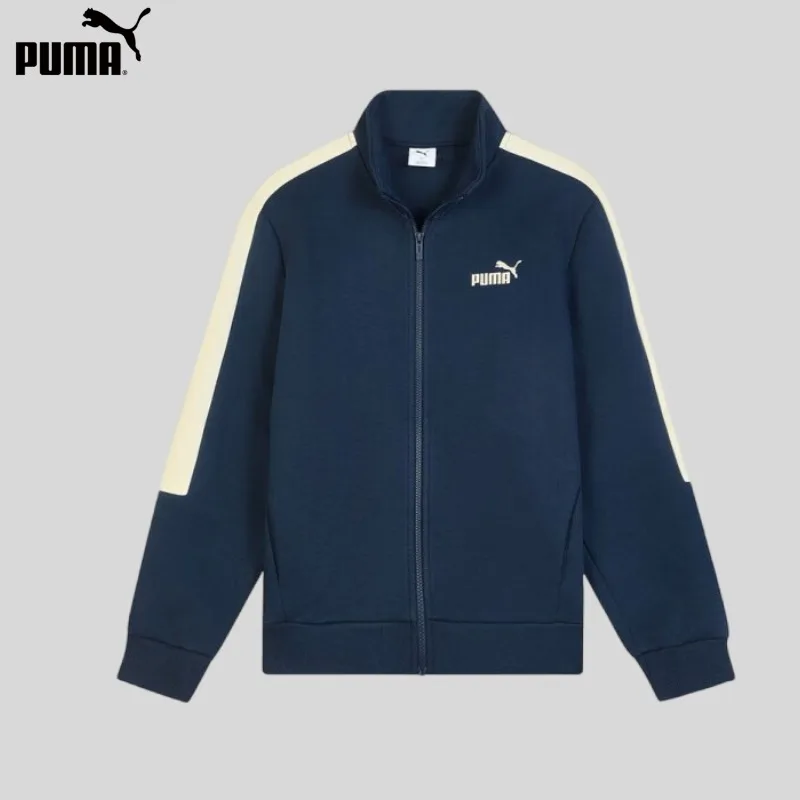 PUMA Autumn New Men's T7 Clad Ancient Casual Sports Stand-up Collar Knitted Jacket 693525-14
