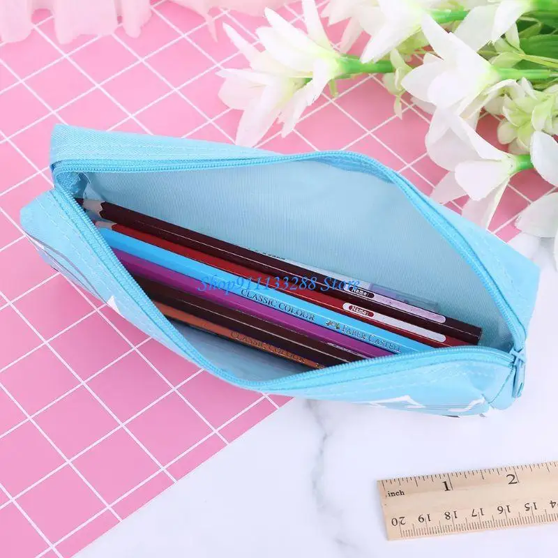 G88D Music Notes Piano Keyboard Pencil for Case Large Capacity Pen Bags Stationery Office School Student Gifts