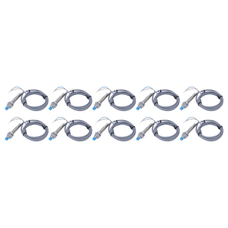 

10 шт. индуктивных датчиков приближения JYIO LJ8A3-2 J EZ, M8, 2-проводные, PNP, нормально открытые, 95-250 В переменного тока