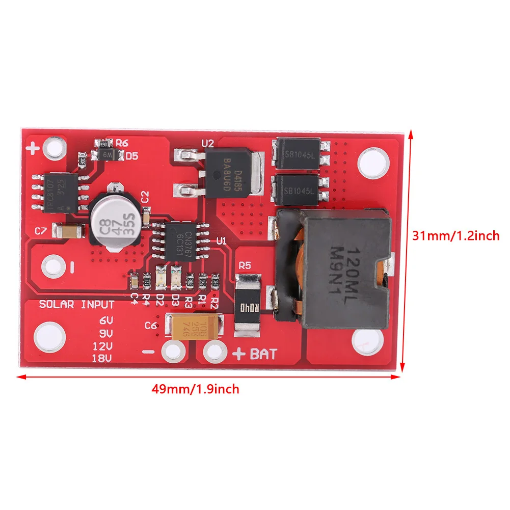 MPPT Solar Panel Controller Charging Module for 12V Lead Acid Battery Charger 3A