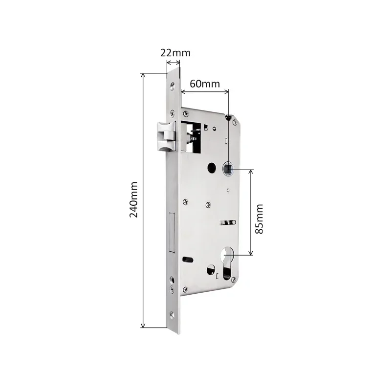 3585 4585 6085 Lock Body Mortise for Aluminum door Smart Lock