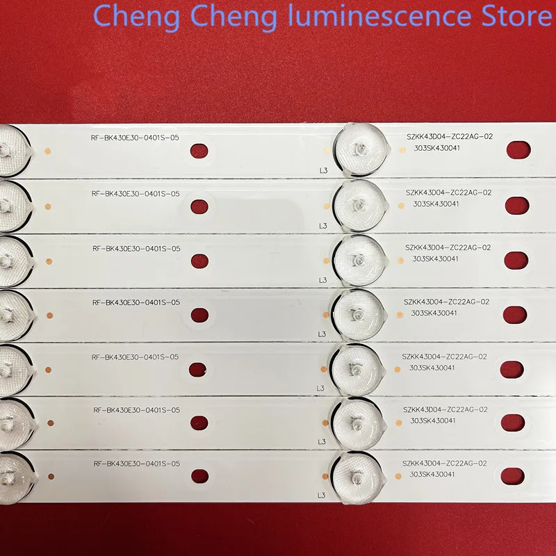 FOR  Konka A43U LED43M360A  LED43M3000A LED43R6000U LED43S1 K43light bar leaf  4LED 100%NEW