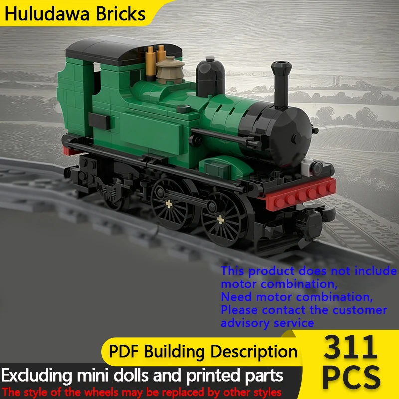 

Модель городской автомобиль MOC, строительные кирпичи, класс 1400, паровоз, модульная технология, детские праздничные подарки, сборка игрушек, костюм