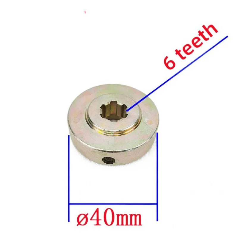 芝刈り機の刃の上部と下部のカバー保護カバー M10 緩み防止ナット下部鉄カバーアクセサリー