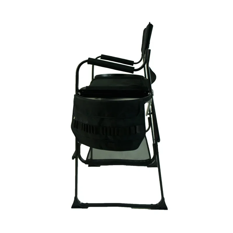 Aluminum Alloy Folding Chair Bar Heightened Director Chair Anti-dumping Portable Hair Chair Outdoor Furniture כיסא קמפינג