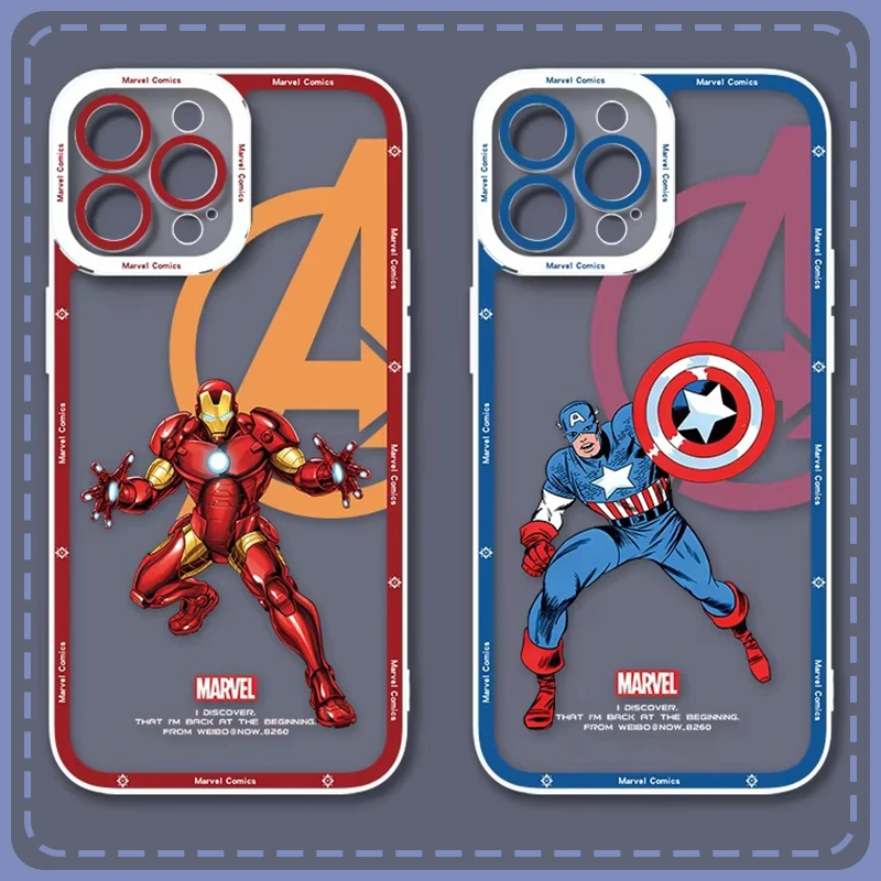 Cool Marvel Spider Man Case For Xiaomi 13T 12T 11T 10T 14 13 12 11 Lite 5G NE POCO F6 X6 Pro X3 NFC X5 X4 GT F3 F4 F5 M6 M5S C65