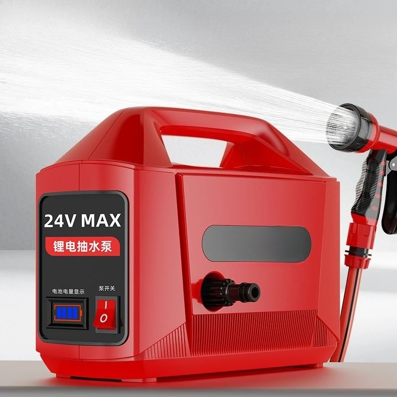 

Rechargeable pump Vegetable watering machine 24V automatic watering machine Household vegetable garden lithium battery electric