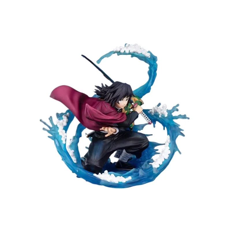 17 cm Premium Boxed Tomioka Giyuu Action Figure Water Ademhaling Stijl Vorm Nul Authentieke Collectible Grade Desktop Ornament Gift