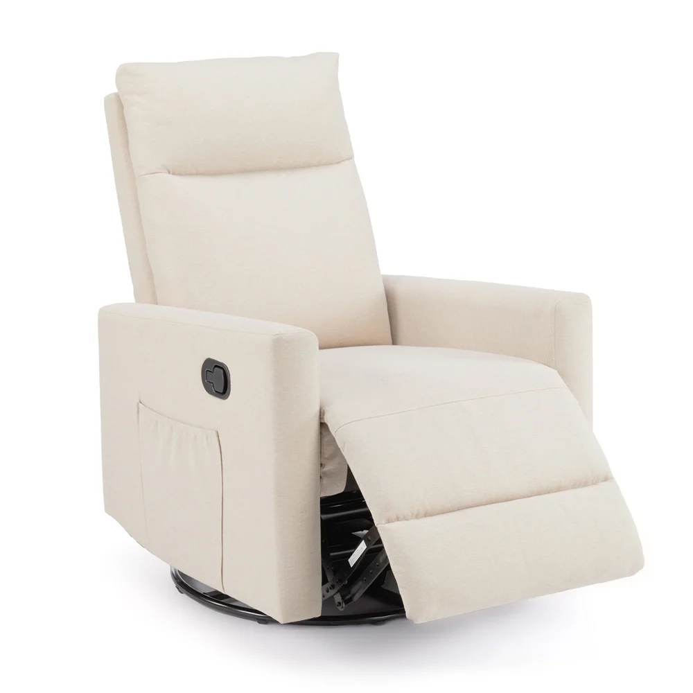 

Modern manual single fabric rotating recliner recliner recliner sofa furniture office chair